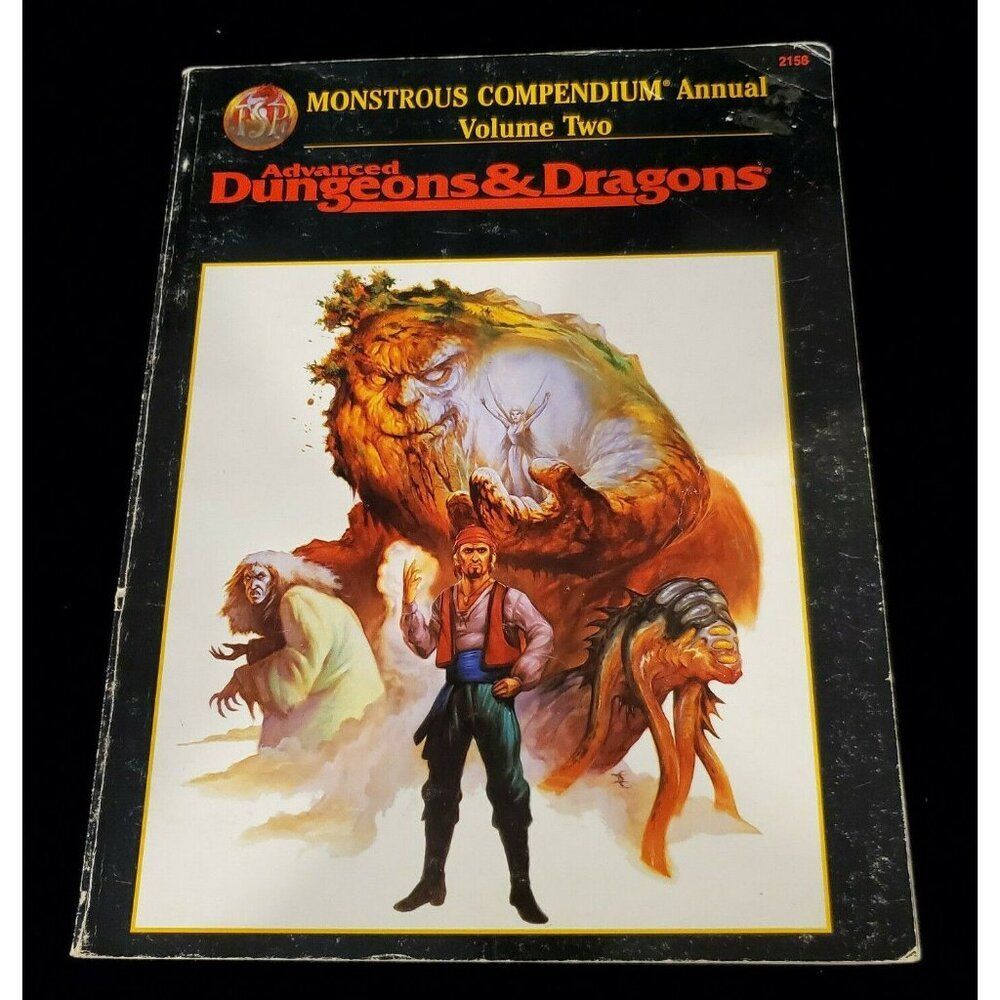 Advanced Dungeons and Dragons TSR 2158 Monstrous Compendium Volume 2 1995